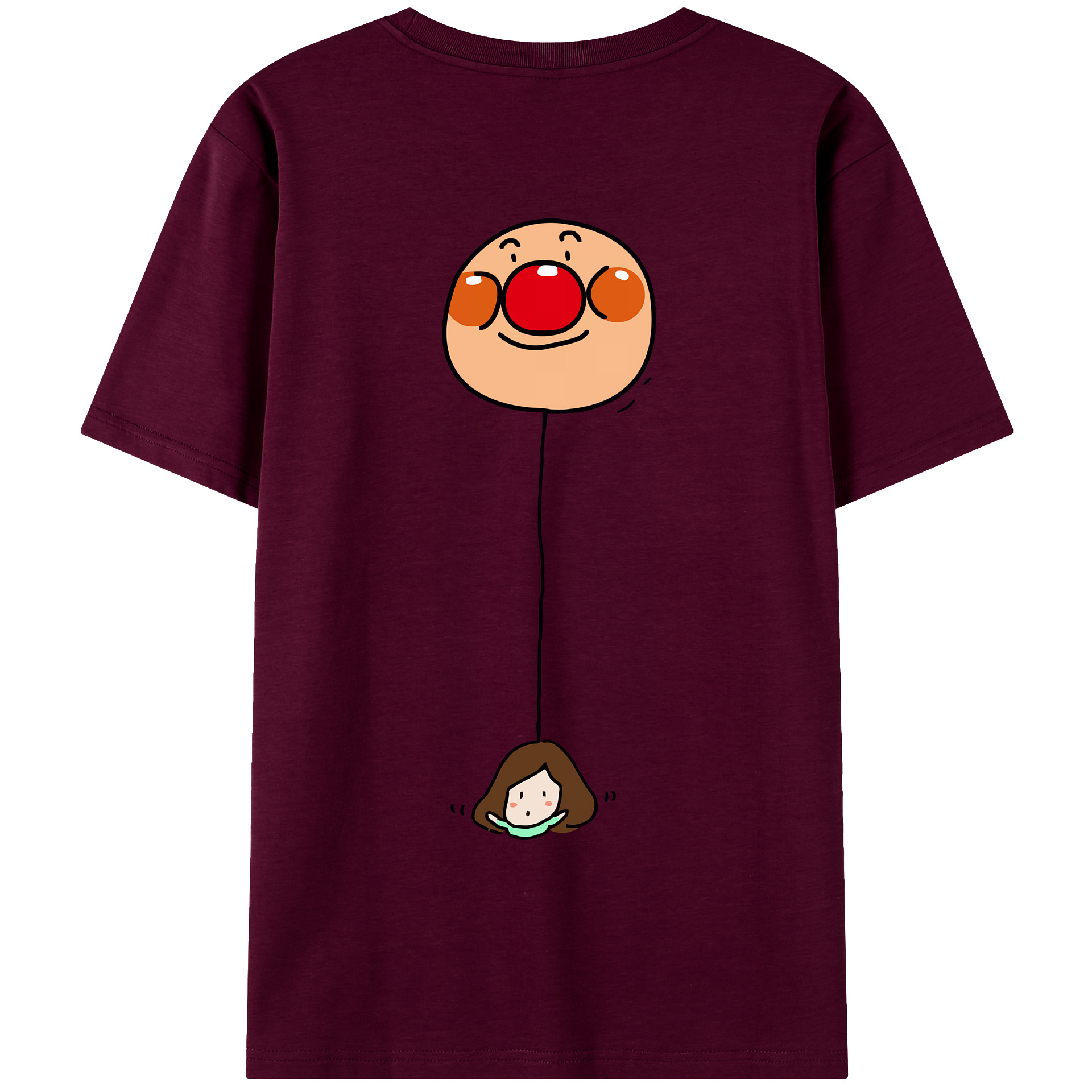 （画像用） アンパンマン Anpanman レディース半袖Tシャツ(バックプリント)